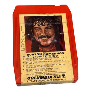 Burton Cummings : My Own way to Rock 8 Track Tape Cartridge PRA 34698 1977